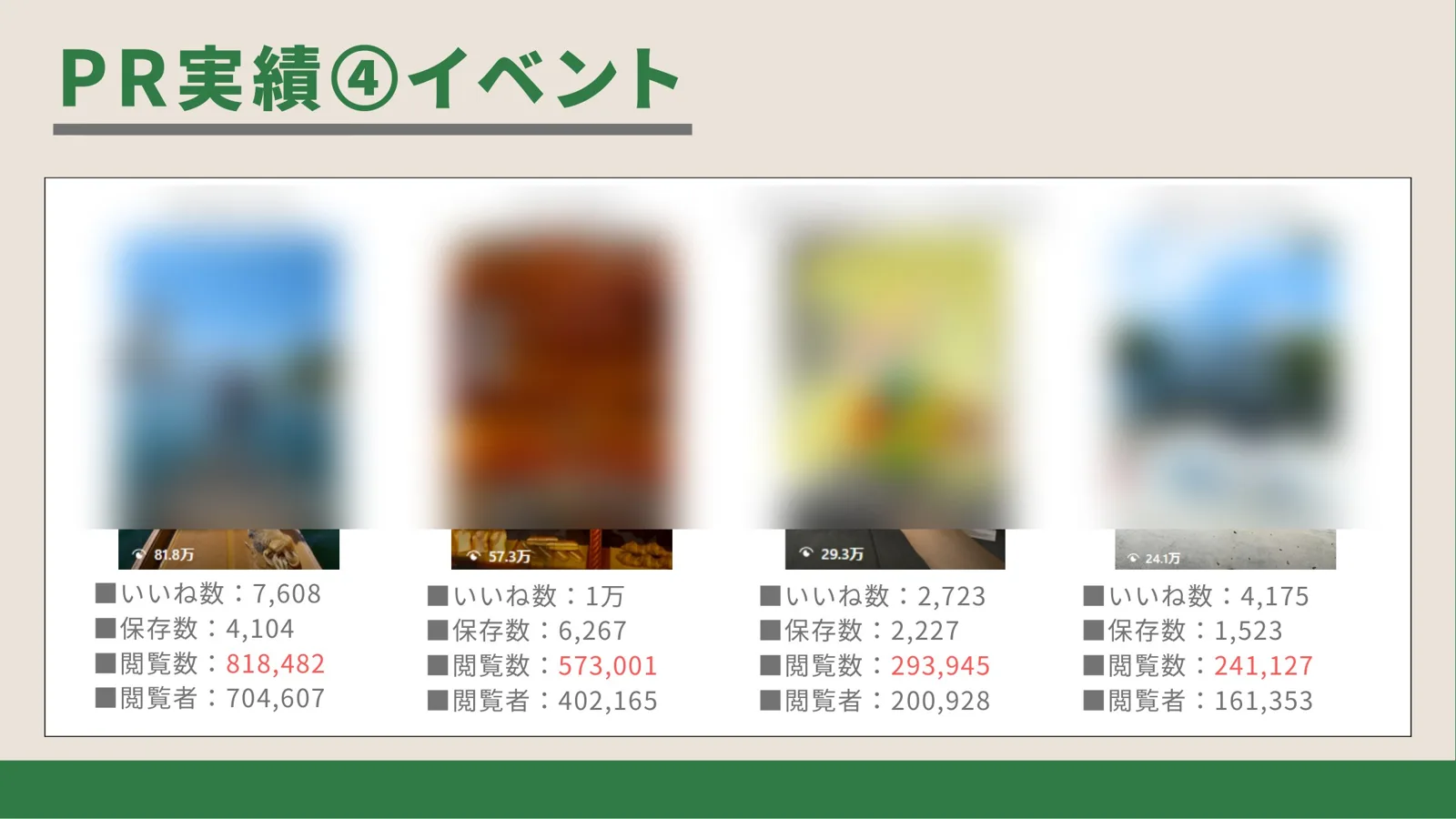 PR実績 イベント