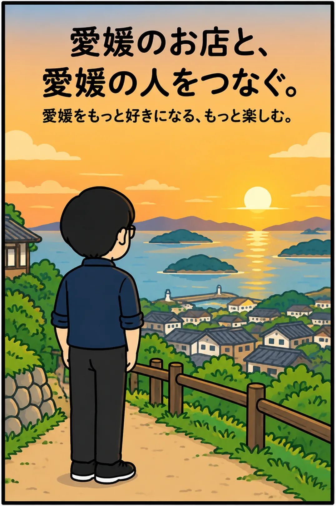 愛媛のお店と、愛媛の人をつなぐ。